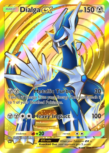 Dialga ex (#205, Space-Time Smackdown) • Pokémon TCG Pocket