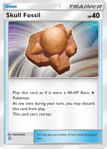 Skull Fossil - 1 - A2 - #144