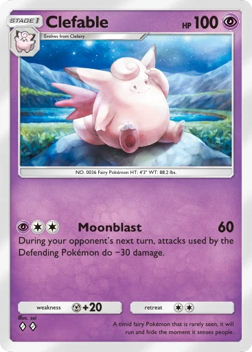 Clefable (Fantastical Parade #215/234, 1-Star Shiny) | Pokmon TCG Pocket