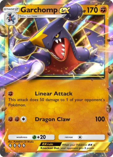 Garchomp ex (Triumphant Light #47/96, 4-Diamonds) | Pokmon TCG Pocket
