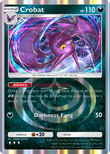 Crobat (#50, ♦️♦️♦️, Triumphant Light) • Pokémon TCG