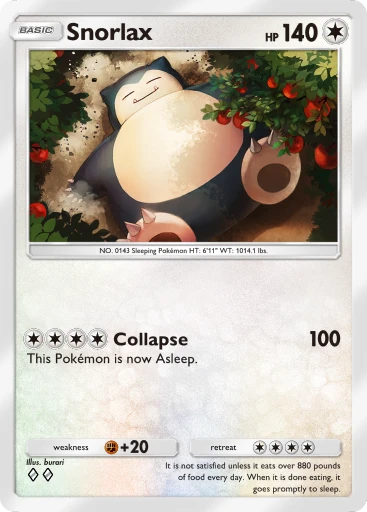 Snorlax (#63, ♦️♦️, Triumphant Light) • Pokémon TCG Pocket