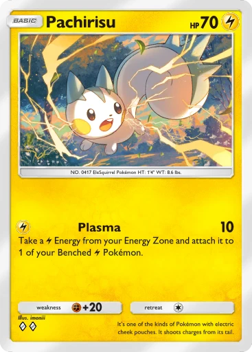 Pachirisu (#25, ♦️♦️, Shining Revelry) • Pokémon TCG Pocket
