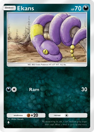 Ekans (#56, 🎁, PROMO-A) • Pokémon TCG Pocket