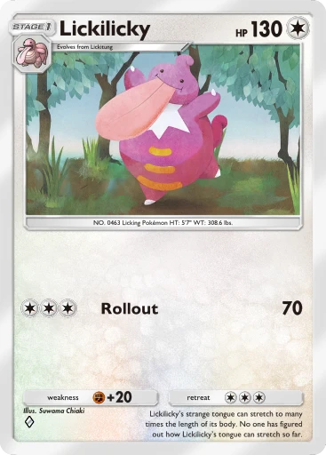Lickilicky (#63, ♦️, Shining Revelry) • Pokémon TCG Pocket