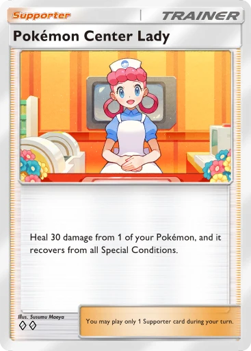 Pokémon Center Lady (Shining Revelry #70/110, 2-Diamonds