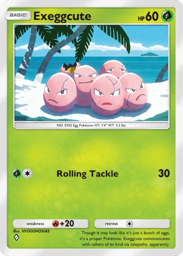 Exeggcute (Celestial Guardians #1/239, 1-Diamond) | Pokmon TCG Pocket