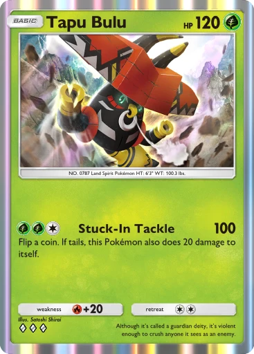 Tapu Bulu (Celestial Guardians #24/239, 3-Diamonds) | Pokmon TCG Pocket