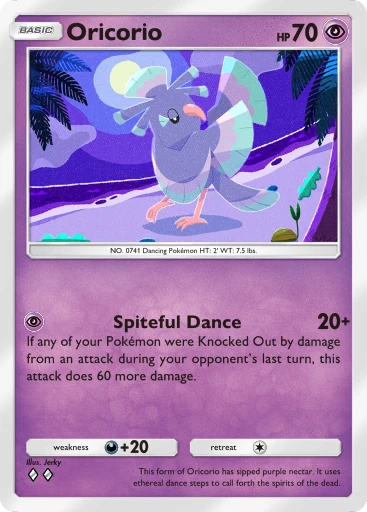 Oricorio (Celestial Guardians #77/239, 2-Diamonds) | Pokmon TCG Pocket Oricorio (Celestial Guardians #77/239, 2-Diamonds) | Pokmon TCG Pocket