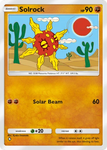 Solrock (Celestial Guardians #92/239, 1-Diamond) | Pokmon TCG Pocket Solrock (Celestial Guardians #92/239, 1-Diamond) | Pokmon TCG Pocket