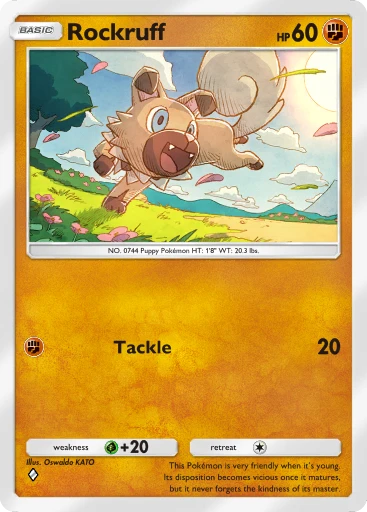 Rockruff (Celestial Guardians #99/239, 1-Diamond) | Pokmon TCG Pocket Rockruff (Celestial Guardians #99/239, 1-Diamond) | Pokmon TCG Pocket