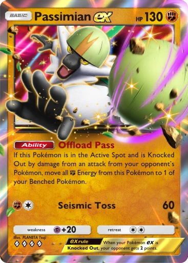 Passimian ex (Deluxe Pack: ex #223/379, 4-Diamonds) | Pokémon TCG