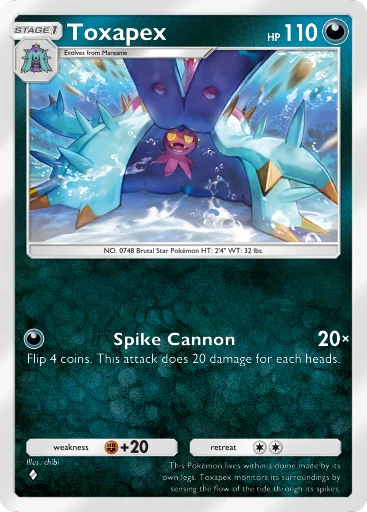 Toxapex (Pokémon TCG Pocket)