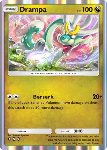 Drampa (Celestial Guardians #176/239, 1-Star) | Pokmon TCG Pocket Drampa (Celestial Guardians #176/239, 1-Star) | Pokmon TCG Pocket