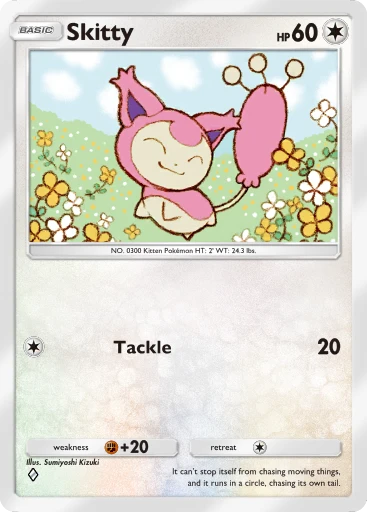 Skitty (Guardiões Celestiais #129/239, 1-Diamante) | Pokémon TCG
