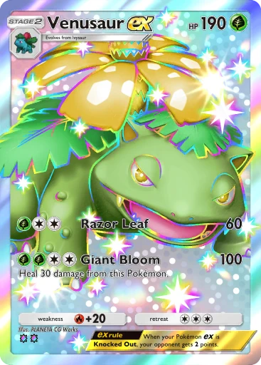 Venusaur ex (#230, ✨✨, Celestial Guardians) • Pokémon TCG