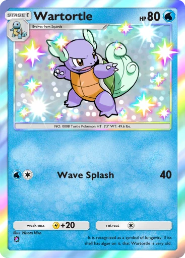 Wartortle (#216, ✨, Celestial Guardians) • Pokémon TCG Pocket
