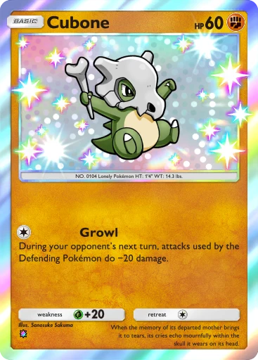 ポケモン - matbom Marowak (#227, ✨, Celestial Guardians) • Pokémon TCG Pocket