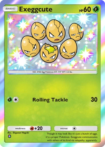 Exeggcute (Celestial Guardians #213/239, 1-Star Shiny) | Pokmon TCG Pocket Exeggcute (Celestial Guardians #213/239, 1-Star Shiny) | Pokmon TCG Pocket