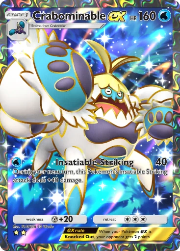 Crabominable ex (Celestial Guardians #183/239, 2-Stars) | Pokmon TCG Pocket Crabominable ex (Celestial Guardians #183/239, 2-Stars) | Pokmon TCG Pocket
