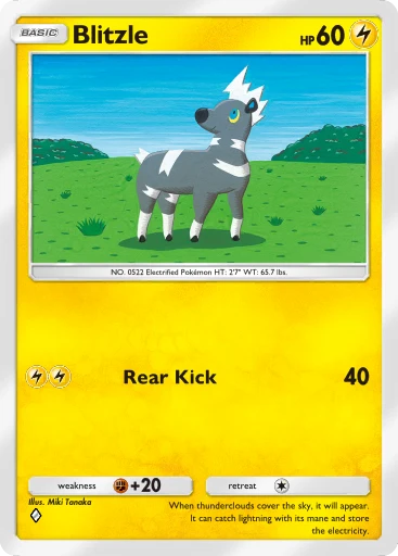 Zebstrika (#17, ♦️, Extradimensional Crisis) • Pokémon TCG