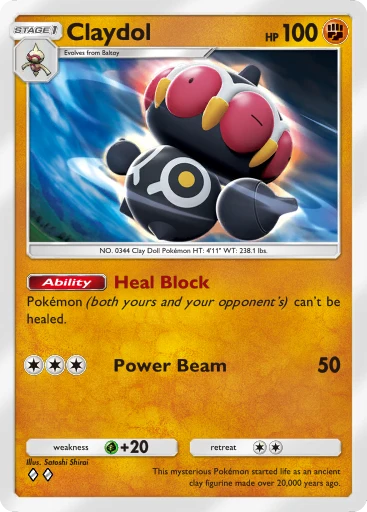 claydol pokemon card price Claydol 2026 Pokemon Chaos Rising Uncommon Card 047/086 main image 1