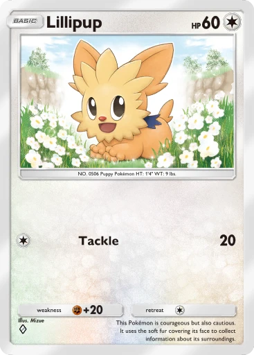 lillipup pokemon card value Lillipup 81/114 - League Promo main image 0