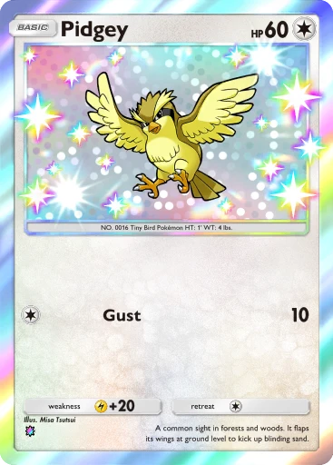 pidgey pokemon card 196/091 Pidgey main image 0