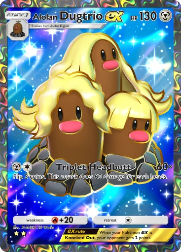 Alolan Dugtrio ex (Pokémon TCG Pocket)