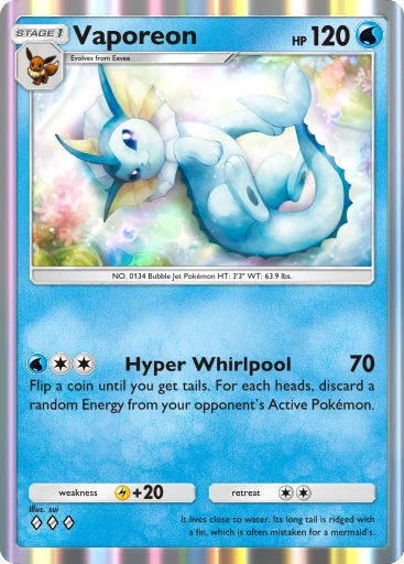 Vaporeon (Eevee Grove #16/107, 3-Diamonds) | Pokmon TCG Pocket Vaporeon (Eevee Grove #16/107, 3-Diamonds) | Pokmon TCG Pocket