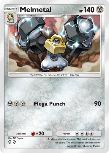 Melmetal (Eevee Grove #50/107, 2-Diamonds) | Pokémon TCG Pocket