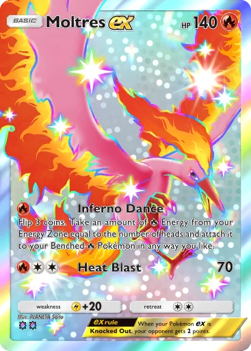 Moltres ex (#103, ✨✨, Eevee Grove) • Pokémon TCG Pocket