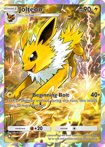 Jolteon ex (Mega Rising #81/331, 4-Diamonds) | Pokémon TCG Pocket