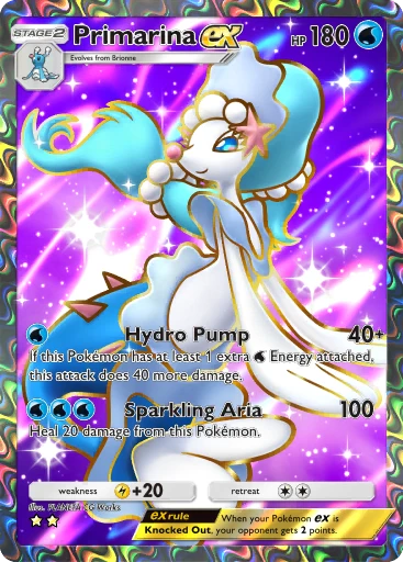 holo gyarados pokemon card Pokemon Popplio, Brionne and Primarina GX Card Lot - 9 Cards main image 1