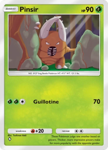 pinsir pokemon card Pokemon Card Pinsir 042/068 Delta Species Holo Rare 2006 NM Japanese r main image 1
