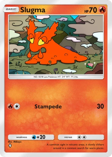 slugma pokemon card value POKÉMON CARD GAME s6a 013/069 C Magcargo main image 1