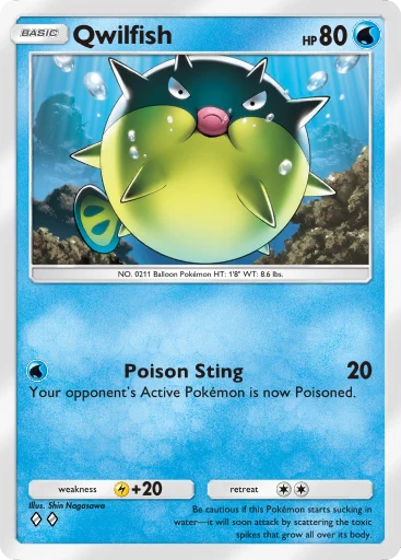Qwilfish (Wisdom of Sea and Sky #53/241, 2-Diamonds) | Pokmon TCG Pocket Qwilfish (Wisdom of Sea and Sky #53/241, 2-Diamonds) | Pokmon TCG Pocket