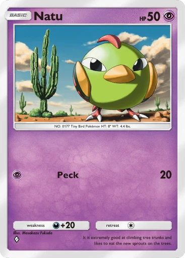 pokemon xatu card Pokemon EX Unseen Forces Uncommon Card