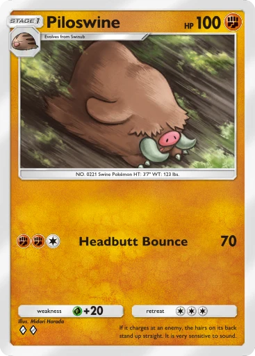 2016年 ポケモン Piloswine/Swinub GEM MT 10 2016年 ポケモン Piloswine/Swinub GEM MT 10 2016年 ポケモン