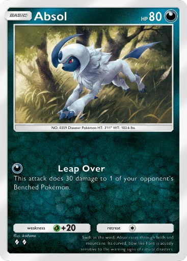all absol pokemon cards SFA-EN 030/064 Absol : Common Pokemon Card : Shrouded Fable main image 0