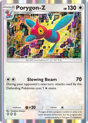 Porygon-Z (Wisdom of Sea and Sky #137/241, 3-Diamonds) | Pokmon TCG Pocket Porygon-Z (Wisdom of Sea and Sky #137/241, 3-Diamonds) | Pokmon TCG Pocket