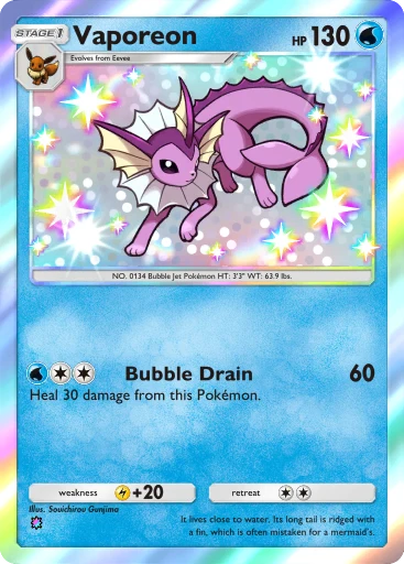 Vaporeon (Mythical Island #72/86, 1-Star) | Pokmon TCG Pocket