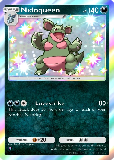 ポケモンカードゲーム Nidoqueen Amazon.com: Pokemon - Nidoqueen (68/160) - XY Primal Clash