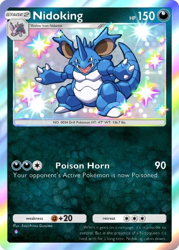 Nidoking (Genetic Apex #171/226, 3-Diamonds) | Pokémon TCG Pocket