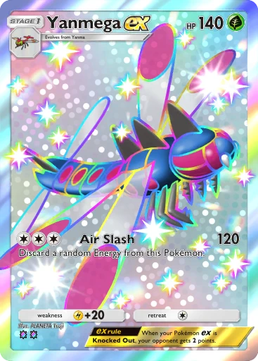 Yanmega ex (#196, Space-Time Smackdown) • Pokémon TCG Pocket