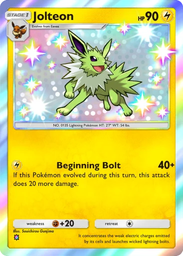 Jolteon ex (Mega Rising #81/331, 4-Diamonds) | Pokémon TCG Pocket