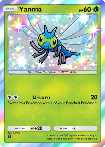 Yanma (Wisdom of Sea and Sky #212/241, 1-Star Shiny) | Pokmon TCG Pocket Yanma (Wisdom of Sea and Sky #212/241, 1-Star Shiny) | Pokmon TCG Pocket