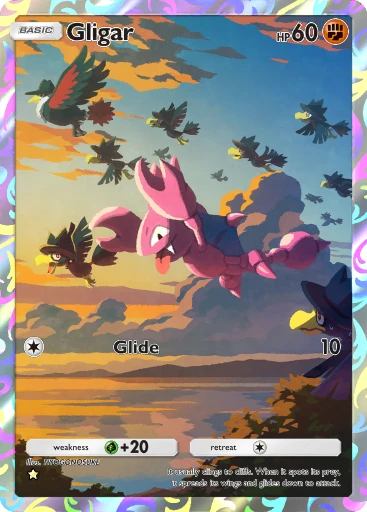Gligar (Wisdom of Sea and Sky #176/241, 1-Star) | Pokmon TCG Pocket