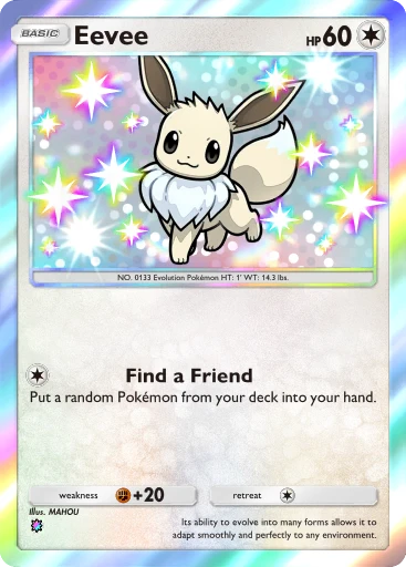 Eevee (#248, ⭐, Genetic Apex) • Pokémon TCG Pocket