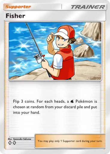 fisherman pokemon card Pokémon Card Game CLK 027/032